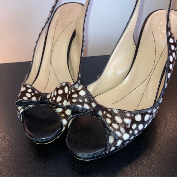 Kate Spade Pony Hair Sling Back Pumps - Picture 13 of 13